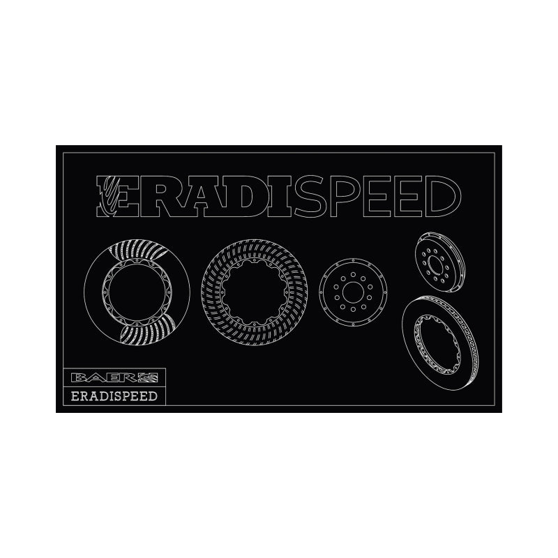 Baer Brakes 04-09 Cadillac XLR Eradispeed+ Front SDZ 2-Piece Performance Brake Rotors
