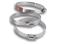 Vibrant S.S. Worm Gear Clamps Pack of 10 - Clamping Range: 2.79in - 3.74in (71mm - 95mm)