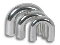 Vibrant 2.5in O.D. Universal Aluminum Tubing (180 degree Bend) - Polished