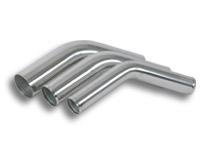 Vibrant 4.5in OD T6061 Aluminum Mandrel Bend 45 Degree - Polished