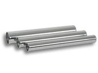 Vibrant 2.5in O.D. Universal Aluminum Tubing (18in long Straight Pipe) - Polished