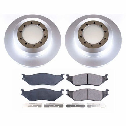 PowerStop Power Stop 99-01 Ford F53 Rear Z17 Coated Brake Kit