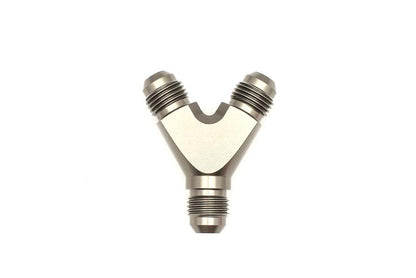 DeatschWerks 6AN Male Flare + 6AN Male Flare to 6AN Male Flare Y Block Fitting