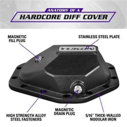 Yukon Gear & Axle Yukon Gear Hardcore Diff Cover for 14 Bolt GM Rear w/ 8mm Cover Bolts