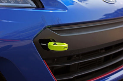Perrin Performance PERRIN 18-21 Subaru WRX & STI / 13-25 BRZ / 17-20 Toyota 86 Tow Hook Kit (Front) - Neon Yellow