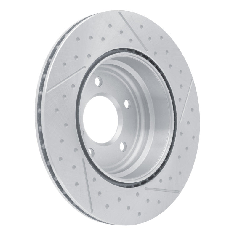 DFC 06-13 BMW 328i Rear Brake Rotor - Dimpled and Slotted
