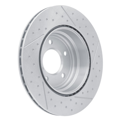 DFC 06-13 BMW 328i Rear Brake Rotor - Dimpled and Slotted