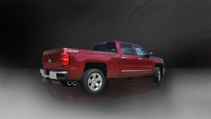 CORSA Performance Corsa 2014-19 Sierra/Silvrd 1500 Crew/Dbl / Short/Std. Bed 6.2L V8 Polished Sport Single SideCB Ext