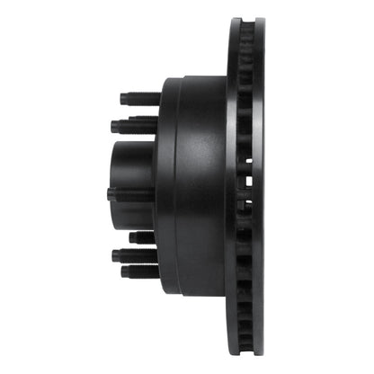 R1 Concepts R1 86-94 Ford E-250 Econoline Club Wagon Front Right Drilled & Slotted Black Brake Rotor