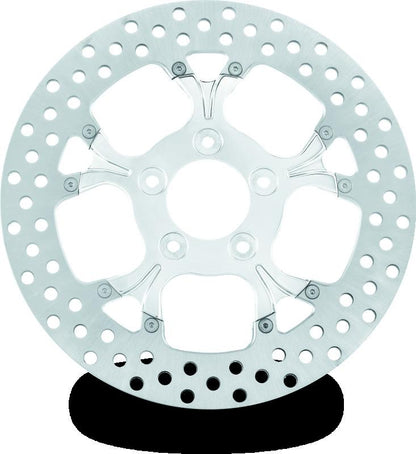 Performance Machine Disc/Carr 11.8 Galaxy Front Right - Chrome
