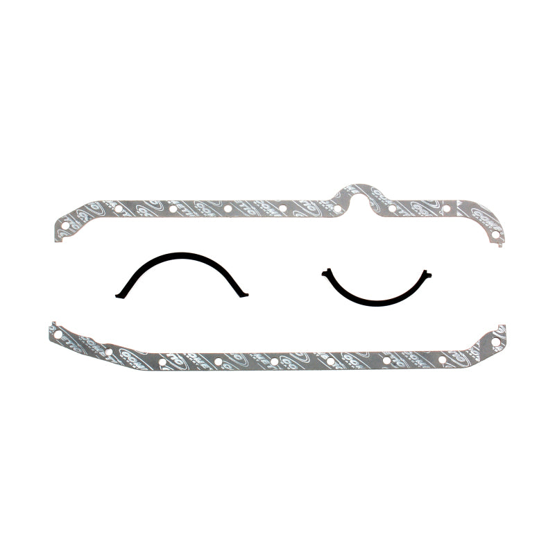 Cometic Gasket Cometic Chevrolet Gen-1 Small Block V8 .094i Fiber Oil Pan Gasket Kit Right Side Dipstick Thin Front
