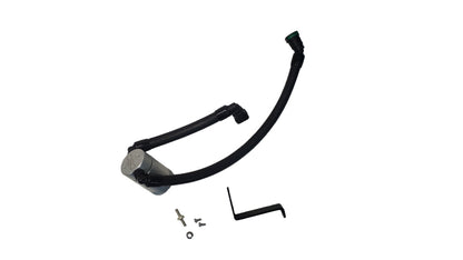 J&L 2024-2025 Ford Mustang GT w/ Whipple Supercharger Oil Separator 3.0 PCV Side - Clear Anodize