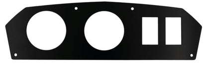 Autometer CAN-AM 12-18 Maverick / 10-20 2 Gauge and 2 Switch Dash Panel (Fits 2-1/16in Gauges)