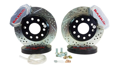 Baer Brakes 79-93 Mustang w/ OE V8 Spindles 11in SS4+ Deep Stage Front SDZ Brake Kit - Clear