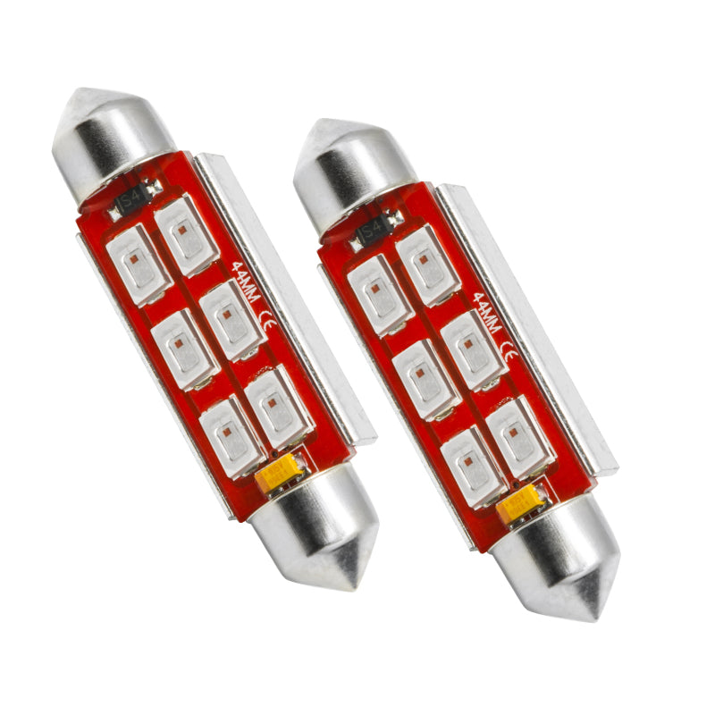 ORACLE Lighting Oracle 44MM 6 LED 3-Chip Festoon Bulbs (Pair) - Green