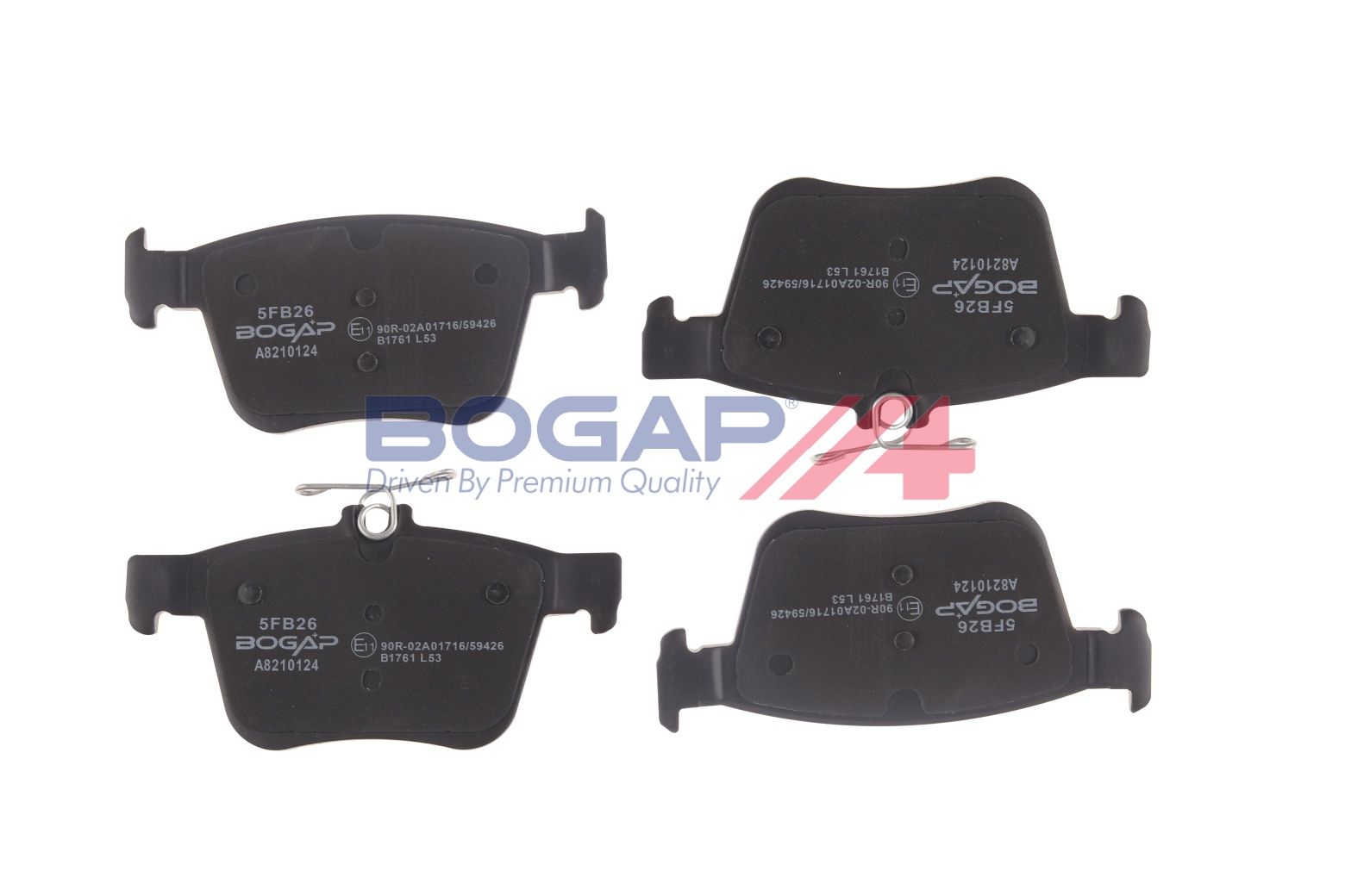BOGAP A8210124 Brake Pad Set, Disc Brake