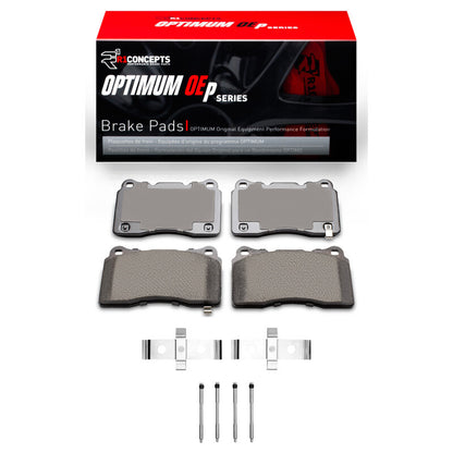 R1 Concepts R1 2003-2015 Mitsubishi Lancer Front R1 Optimum OE Pads & Hardware Kit