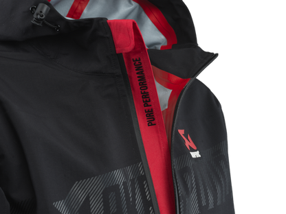 Akrapovic Akrapovic Womens Corpo Rain Jacket Black - 2XL