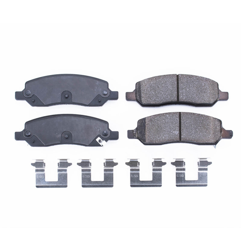 PowerStop Power Stop 06-11 Buick Lucerne Rear Z17 Evolution Ceramic Brake Pads w/Hardware