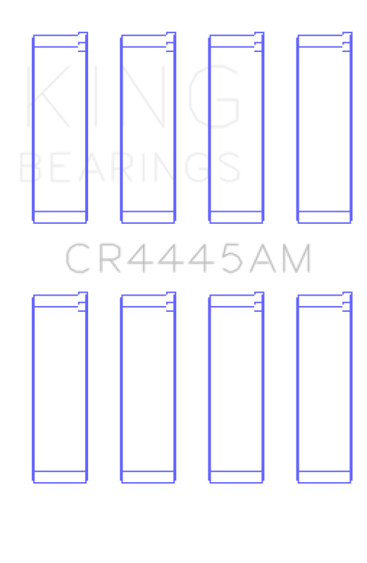 King Engine Bearings Subaru Ea81/Ea81T/Ea82/Ea82T (Size +1.0mm) Connecting Rod Bearing Set