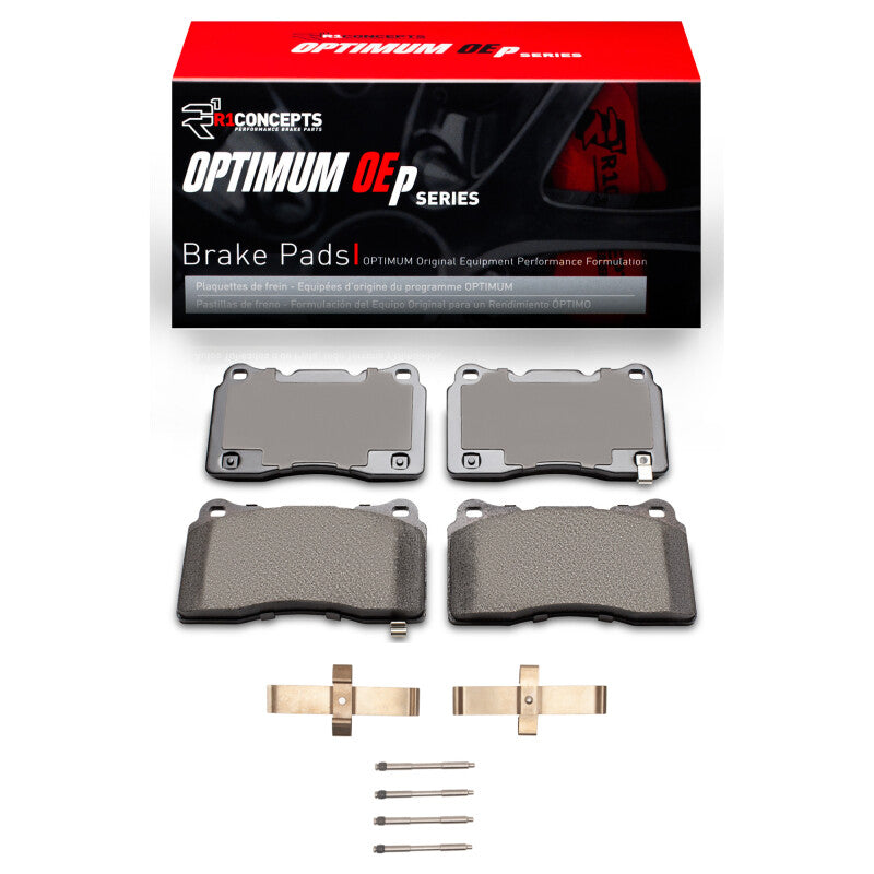 R1 Concepts R1 04-08 Acura TL Front Optimum OE Pads & Hardware Kit