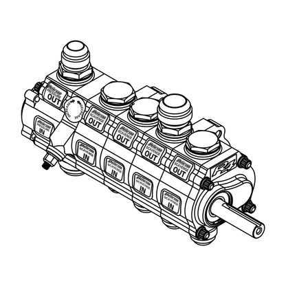 Peterson Fluid Systems R4 5-Stage Oil Pump - Right Side Mount - HV - Rear Drive Drag