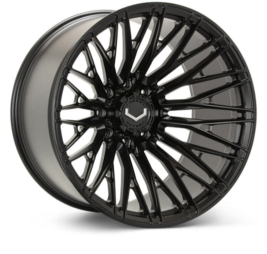 Vossen VFX-04 24x12 - 6x135 - ET44 - Ultra Deep - 87.1 - Satin Black Wheel
