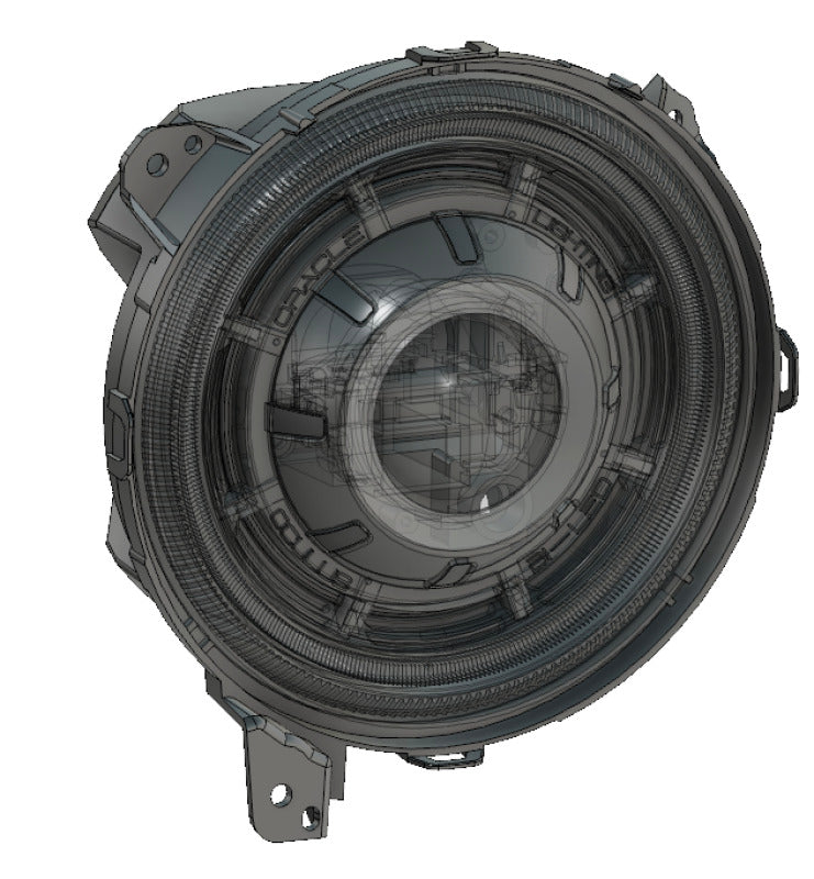 ORACLE Lighting Oracle Oculus Bi-LED Projector Headlights for Jeep JL/Gladiator JT - Matte Blk - 5500K