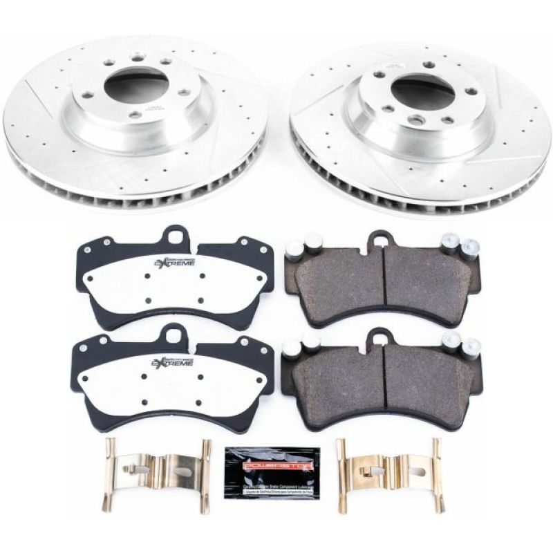 PowerStop Power Stop 07-15 Audi Q7 Front Z26 Street Warrior Brake Kit
