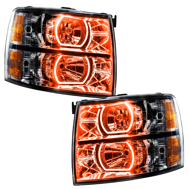 ORACLE Lighting Oracle 07-13 Chevrolet Silverado SMD HL - Black - Square Style - w/o Controller