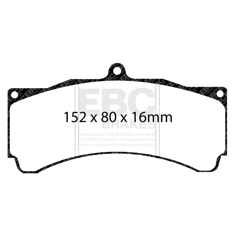 EBC Racing Alcon CAR 11 Caliper SR-11 Sintered Race Brake Pads