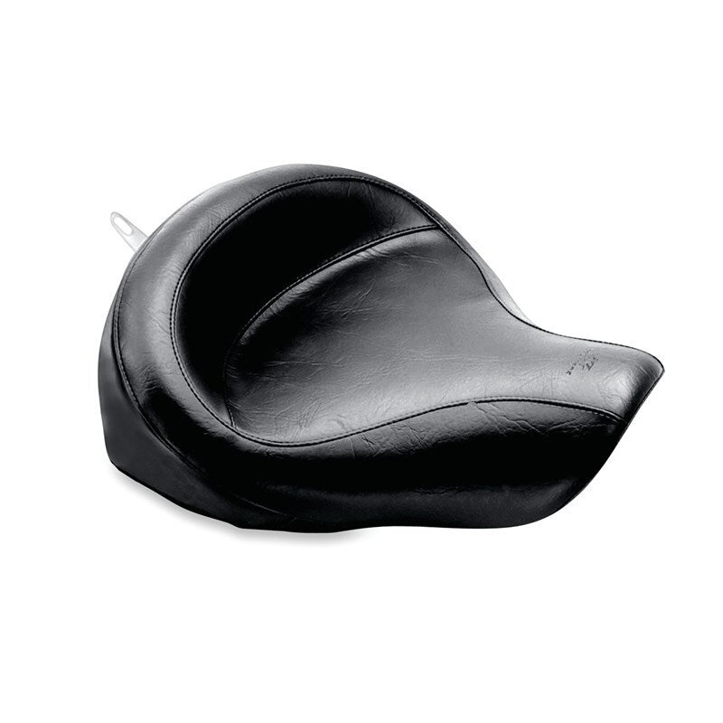 Mustang Motorcycle Mustang 06-17 Harley Dyna Wide Touring Solo Seat - Black