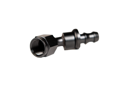 Fleece Performance Universal -8AN 45Deg to Hose Barb - Black