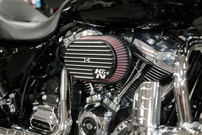 K&N Engineering K&N Street Metal Intake System for 02-06 Harley-Davidson Road King F/I 88cl Side Draft Dyna/Softail
