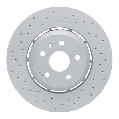 DFC 11-11 Saab 9-5 Front Drilled Hi-Carbon Alloy Geomet Coated Rotor