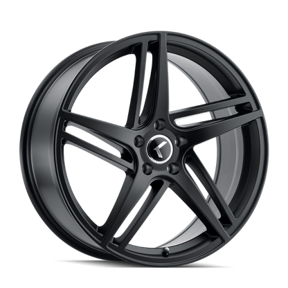 Kraze Wheels Kraze KR195 Milano 20x8.5 / 5x120 BP / 38mm Offset / 74.1mm Hub Satin Black Wheel