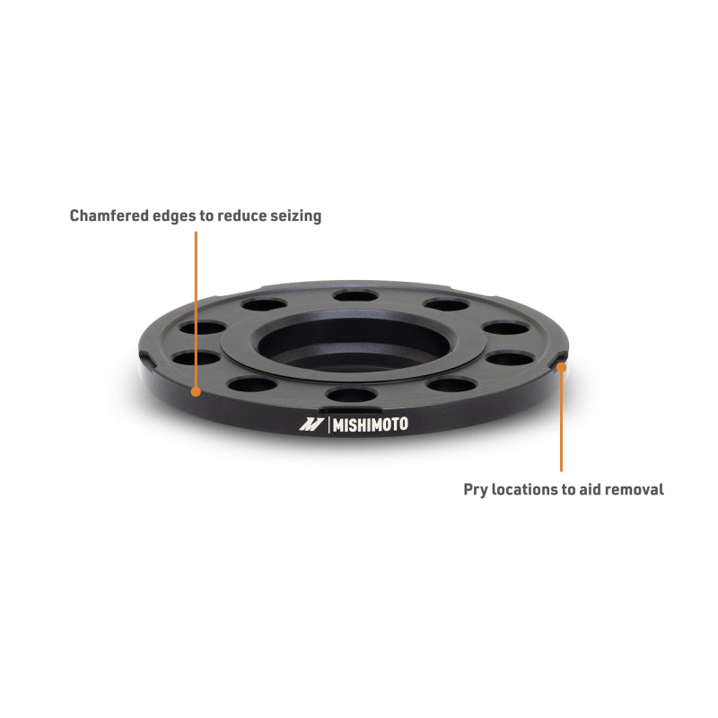 Mishimoto Wheel Spacers - 5x112 - 66.5 - 10 - M14 - Black
