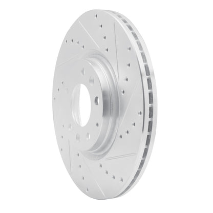 R1 Concepts R1 06-07 Mazda 6 Front Right Drilled & Slotted Silver Brake Rotor