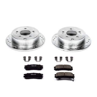PowerStop Power Stop 06-12 Mitsubishi Eclipse Rear Z23 Evolution Sport Brake Kit
