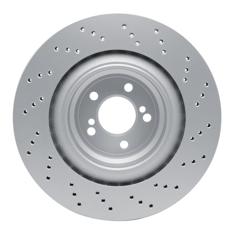 DFC 15-19 BMW X6 Left Rear Drilled Hi-Carbon Alloy Geomet Coated Rotor