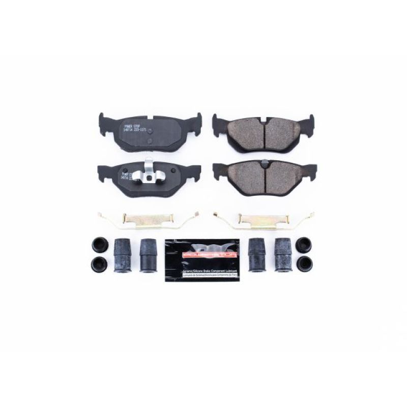 PowerStop Power Stop 07-09 BMW 323i Rear Z23 Evolution Sport Brake Pads w/Hardware