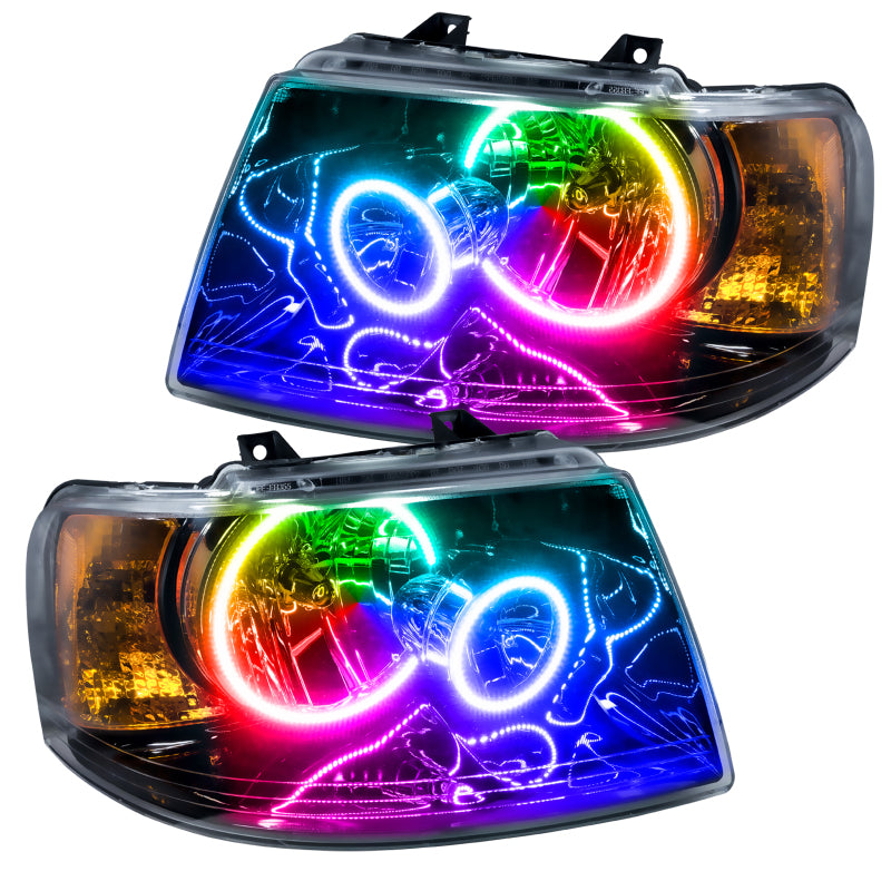 ORACLE Lighting Oracle 03-06 Ford Expedition SMD HL - Black - ColorSHIFT w/o Controller