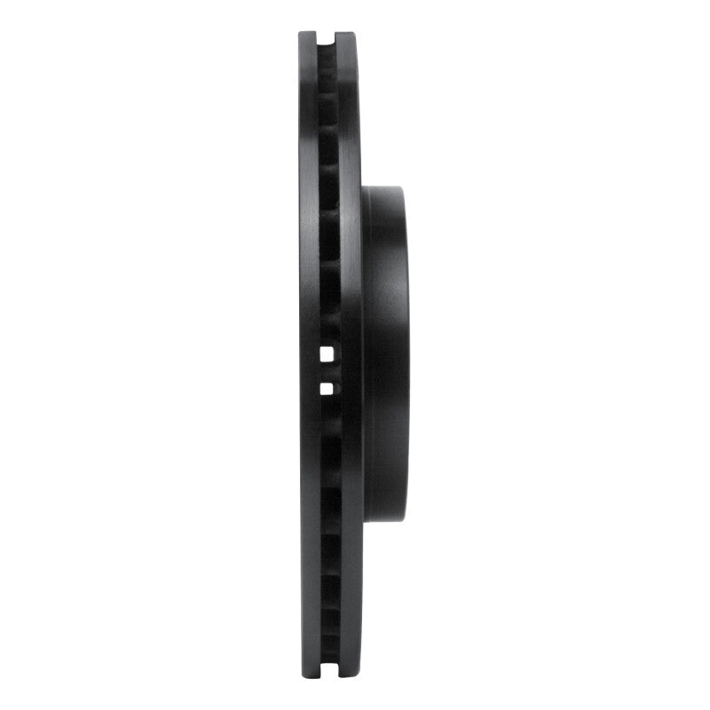 R1 Concepts R1 10-13 Ford Transit Connect Front Right Drilled & Slotted Black Brake Rotor
