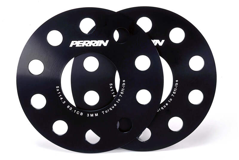Perrin Performance PERRIN 23-26 Toyota GR Corolla 60.1mm CB / 5x114.3 BP Wheel Spacers - 3mm