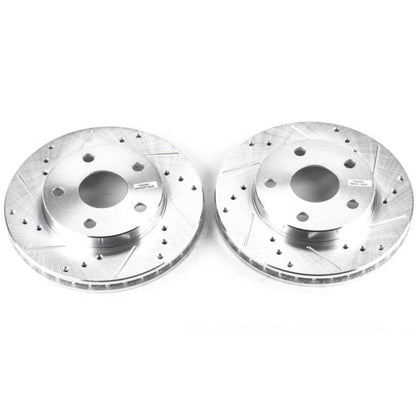 PowerStop Power Stop 91-95 Toyota MR2 Front Evolution Drilled & Slotted Rotors - Pair
