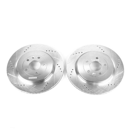 PowerStop Power Stop 13-19 Ford Explorer Rear Evolution Drilled & Slotted Rotors - Pair