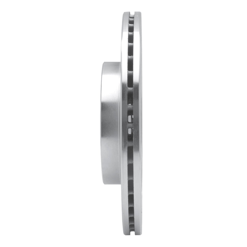 R1 Concepts R1 00-05 Toyota Echo Front Left Drilled & Slotted Silver Brake Rotor
