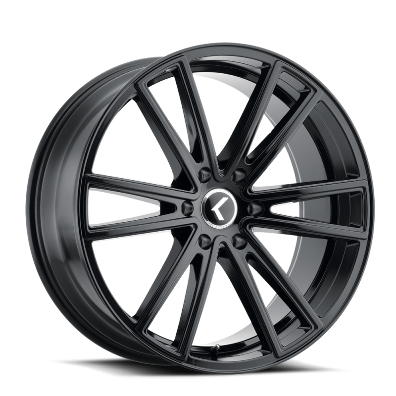 Kraze Wheels Kraze KR190 Lusso 22x8.5 / 5x112 BP / 38mm Offset / 66.56mm Hub Gloss Black Wheel