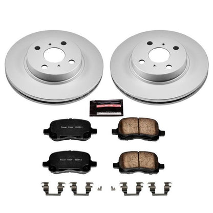 PowerStop Power Stop 98-02 Chevrolet Prizm Front Z17 Evolution Geomet Coated Brake Kit