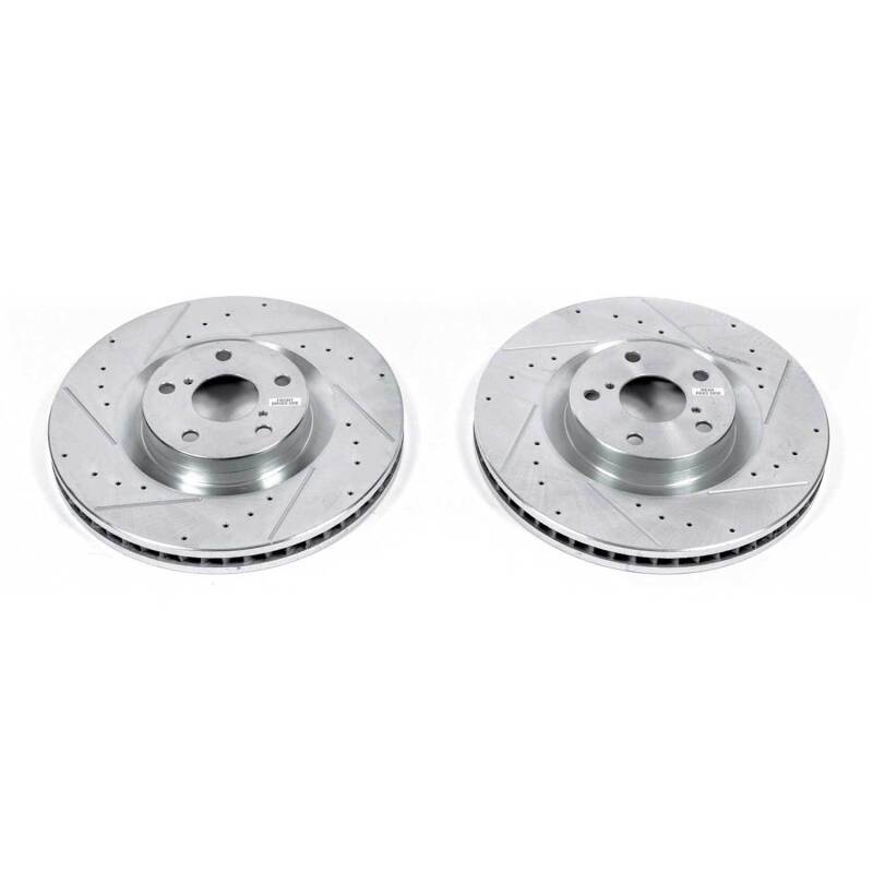 PowerStop Power Stop 09-10 Lexus GS350 Front Evolution Drilled & Slotted Rotors - Pair